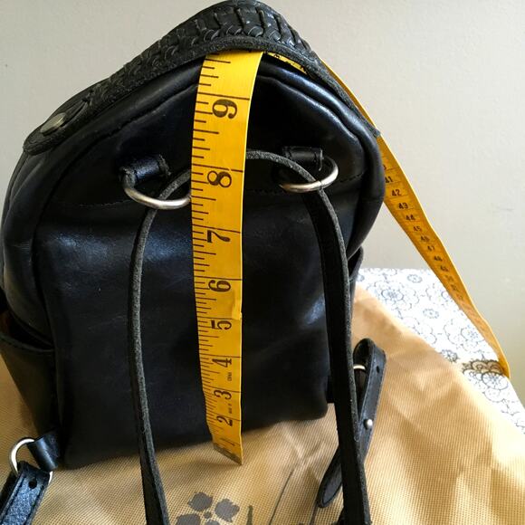 Patricia Nash Black Leather Backpack main image 7